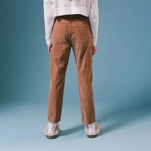 urban outfitters bdg corduroy slim straight pants
